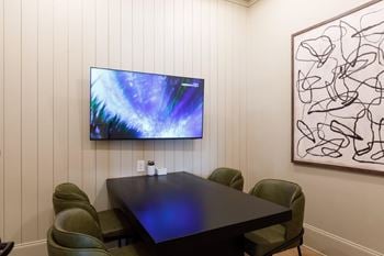 Co-working hub with private conference suite